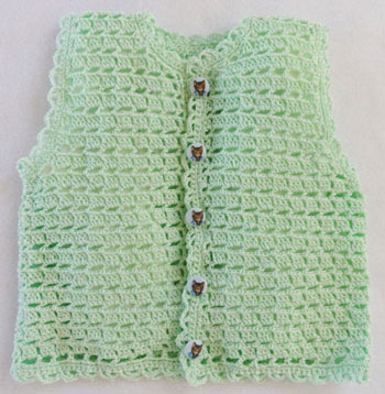 Crochet Emmygrande Lame baby knit vest